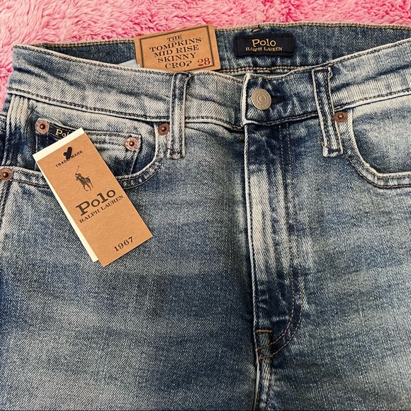 Polo Ralph Lauren Tompkins Mid Rise Skinny Corp Jean - Picture 2 of 16